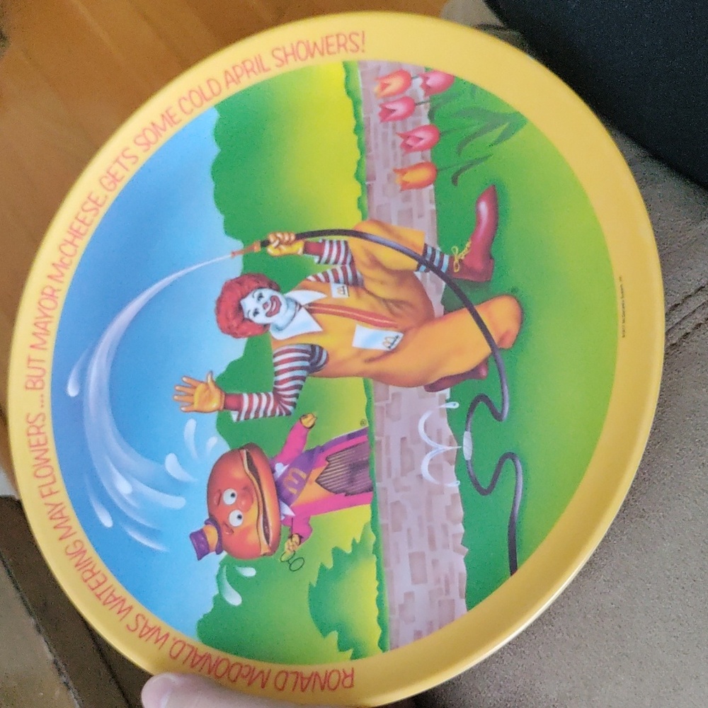 McDonald's plates
